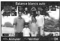 PENTAX R70 - Sélectionnez le réglage de la balance des blancs souhaïté. - 1