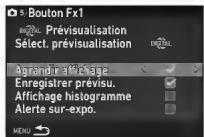 PENTAX R70 - Réglage de la prévisualisation - 2