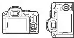 PENTAX R70 - Exemples de niveau électronique dans le viseur - 1
