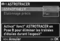 PENTAX R70 - Réglage de l'ASTROTRACER - 2