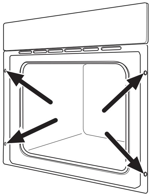 FAURE FM406NNOIR - Fixation dans le meuble - 1