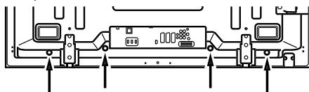 PIONEER PDP-LX6090H - Fixation des serre-cables à l'appareil - 1