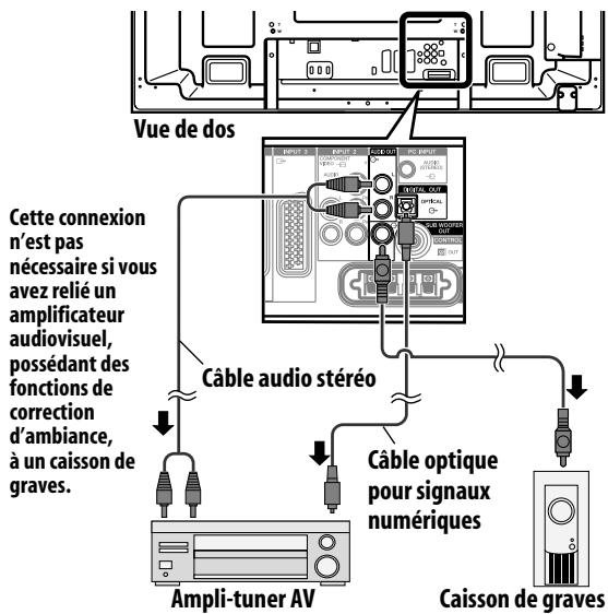 PIONEER PDP-LX6090H - Connexion d'un amplificateur/ récepteur audiovisuel - 1