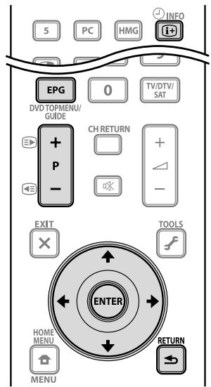 PIONEER PDP-LX6090H - Utilisation du guide électronique de programme (EPG) - 1