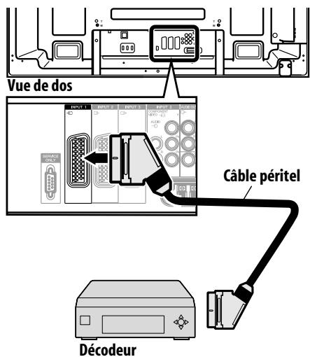 PIONEER PDP-LX6090H - Connexion d'un décodeur - 1