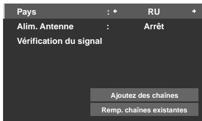 PIONEER PDP-LX6090H - Nouvelle sélection d'un pays - 1
