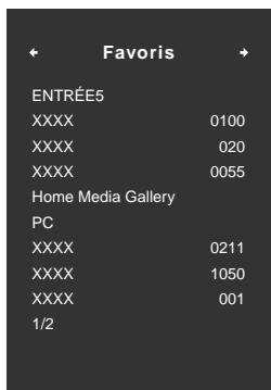 PIONEER PDP-LX6090H - Affichage d'une liste de chaînes - 1