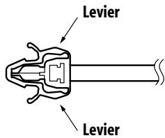 PIONEER PDP-LX6090H - Fixation et retrait d'un serre-câble - 3