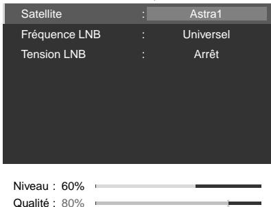 PIONEER PDP-LX6090H - Sélectionnez "Satellite" (↑/↓ puis ENTER). - 1