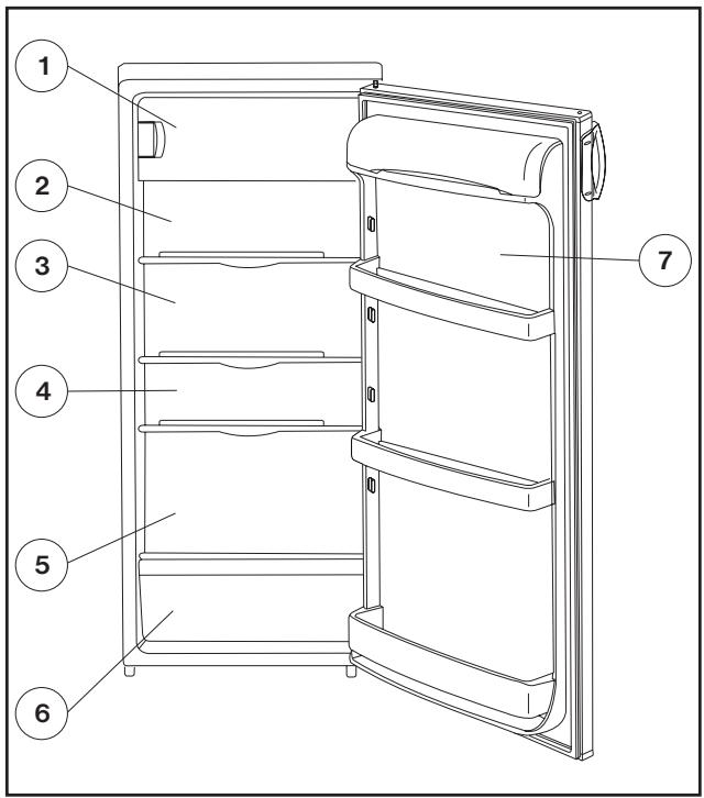 FAURE FRA251W200363892 - i Compartiment réfrigérateur - 1