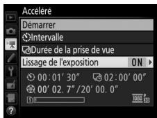 NIKON D7200 18-105MM VR - Modifiez les réglages du mode accéléré. - 5