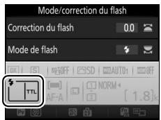 NIKON D7200 18-105MM VR - Choisissez un mode de flash (modes P, S, A et M uniquement). - 3