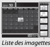 NIKON D7200 18-105MM VR - Visualisation par calendrier - 2