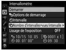 NIKON D7200 18-105MM VR - Modifiez les réglages de l'intervallomètre. - 5