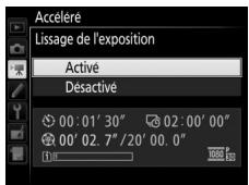 NIKON D7200 18-105MM VR - Modifiez les réglages du mode accéléré. - 7