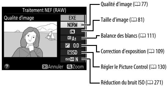NIKON D7200 18-105MM VR - Choisissez les réglages de la copie JPEG. - 1