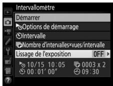 NIKON D7200 18-105MM VR - Modifiez les réglages de l'intervallomètre. - 7