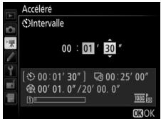NIKON D7200 18-105MM VR - Modifiez les réglages du mode accéléré. - 2