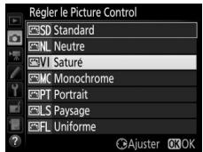 NIKON D7200 18-105MM VR - Sélectionnez un Picture Control. - 1