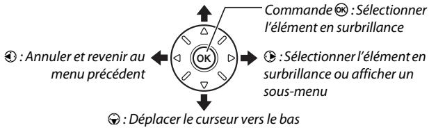 NIKON D7200 18-105MM VR - Commandes des menus - 1
