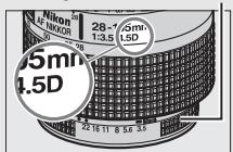 NIKON D7200 18-105MM VR - Pour reconnaître les objectifs à microprocesseur et les objectifs de type G, E et D - 3