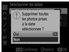 NIKON D7200 18-105MM VR - Effacez les photos sélectionnées. - 1