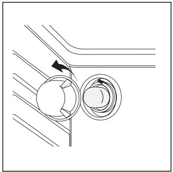 ARISTON C303E.3 - Remplacement de la lampe à l'intérieur du four - 1
