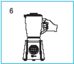 BRANDT BLE250RCOB - Assemblage du blender - 6