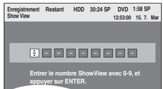 PANASONIC DMR-EH55 - Appuyez sur [ShowView]. - 1