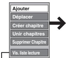 PANASONIC DMR-EH55 - Montage et lecture de listes de lecture/chapitres - 4