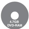 PANASONIC DMR-EH55 - Si vous selectionné le mode XP, l'émission ne tiendra pas sur un seul disque. - 1