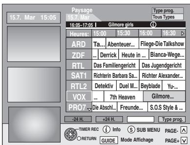 PANASONIC DMR-EH55 - Appuyez sur [GUIDE]. - 1