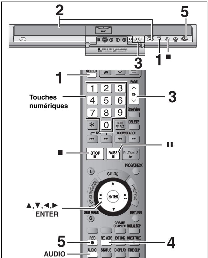 PANASONIC DMR-EH55 - Remarque - 1
