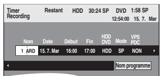 PANASONIC DMR-EH55 - Appuyez sur [ENTER]. - 1