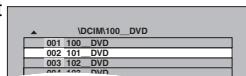 PANASONIC DMR-EH55 - Pour sélectionner un dossier parent - 1
