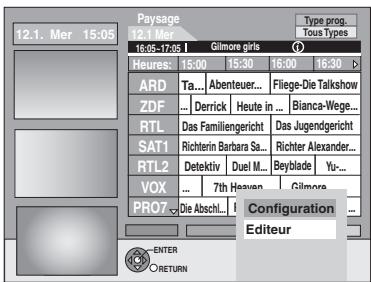 PANASONIC DMR-EH55 - Édition des listes de programmes - 1