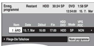 PANASONIC DMR-EH55 - Appuyez sur [ENTER]. - 1