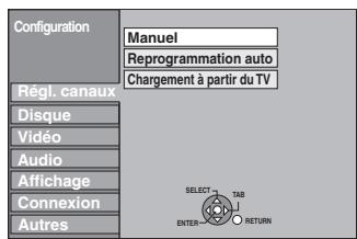 PANASONIC DMR-EH55 - Régl. canaux - 1
