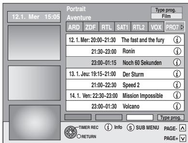 PANASONIC DMR-EH55 - Sélection du programme dans la catégorie désirée - 2