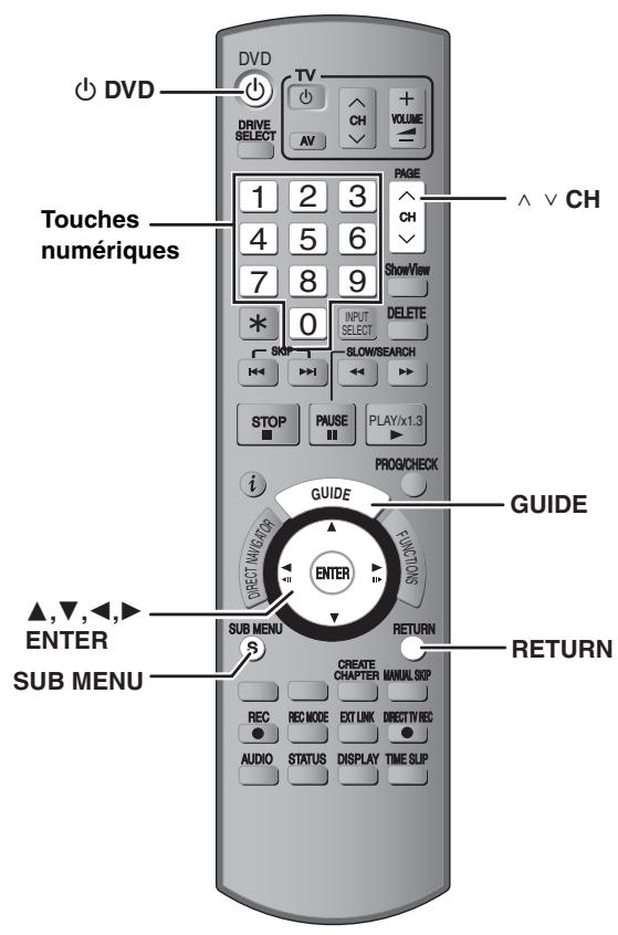PANASONIC DMR-EH55 - Lorsque you ne comptez pas vous servir de l'appareil pendant un certain temps - 1
