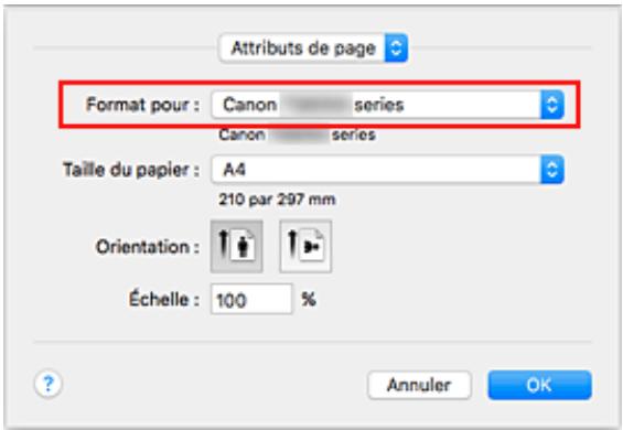 CANON TS8053 - Sélectionnez l'imprimante - 1