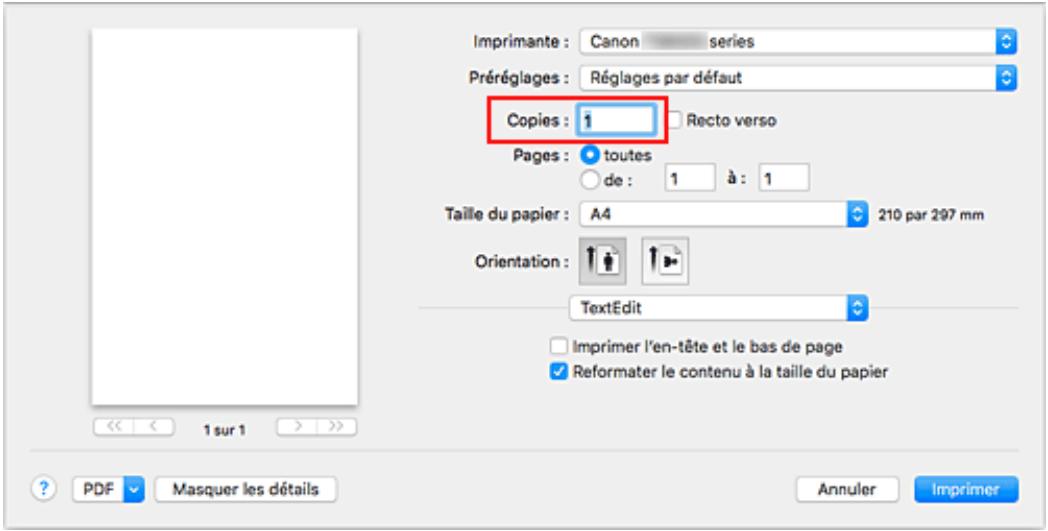 CANON TS8053 - Définition du nombre de copies et de l'ordre d'impression - 4