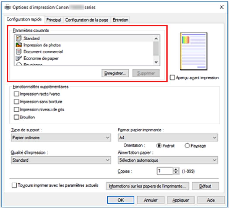 CANON TS8053 - Configuration d'impression élémentaire - 1