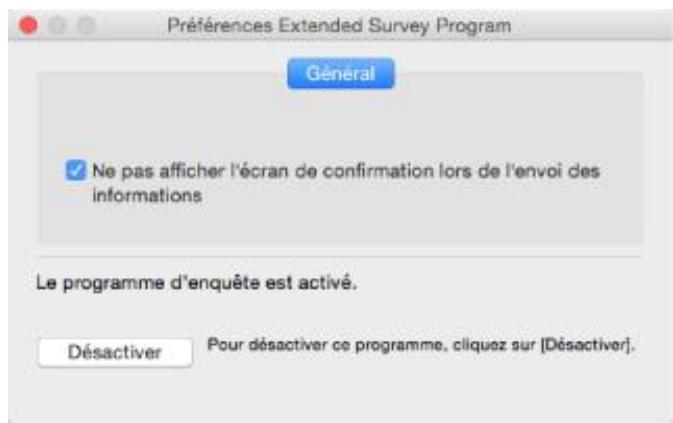 CANON TS8053 - L'icône Inkjet Printer/Scanner/Fax Extended Survey Program s'affiche OS) - 3