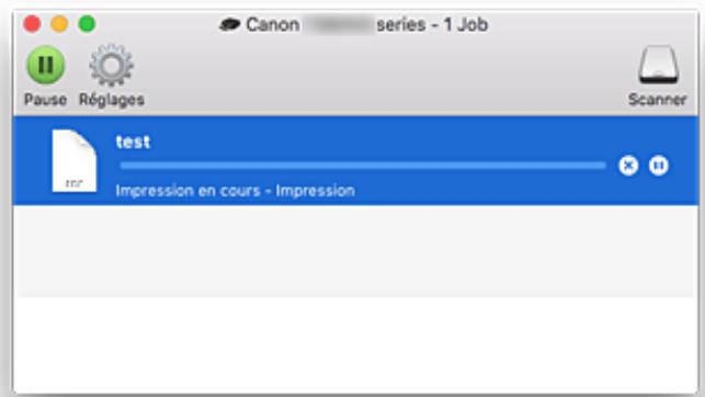 CANON TS8053 - Verificacion de I'etat de I'imprimante - 1