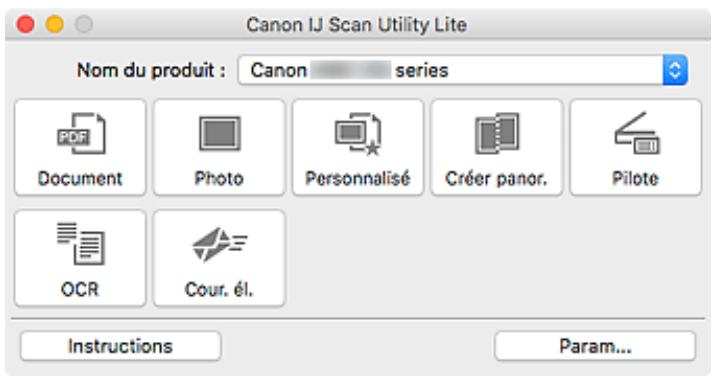 CANON TS8053 - Écran principal IJ Scan Utility Lite - 1