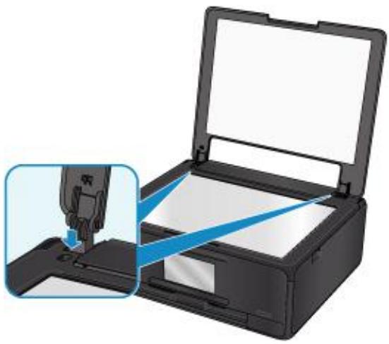 CANON TS8053 - Fixation du capot du scanner : - 2
