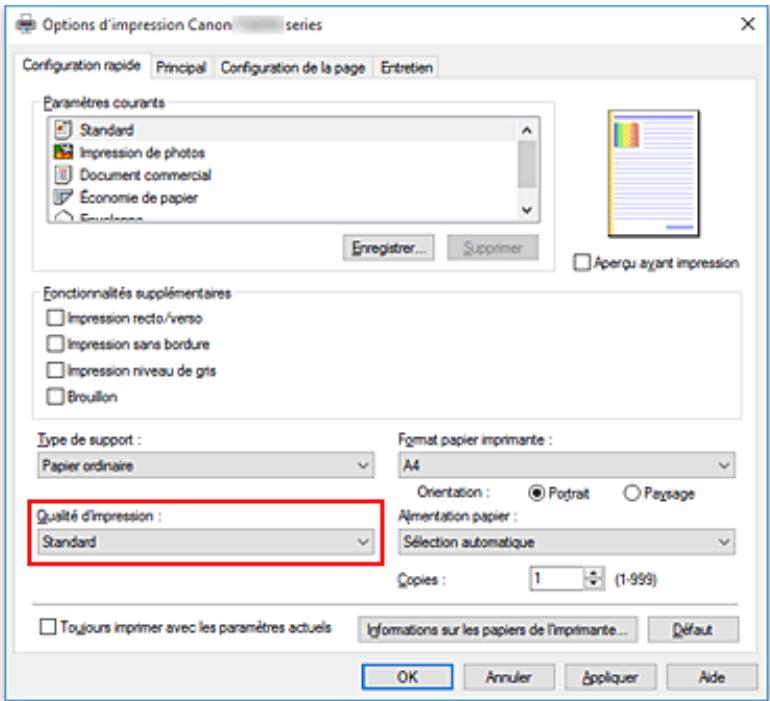 CANON TS8053 - Configuration d'impression élémentaire - 2