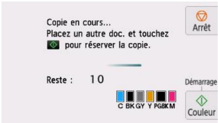 CANON TS8053 - Ajout de la tâche de copie (Réssération de la copie) - 1