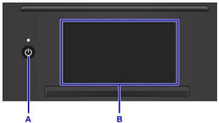 CANON TS8053 - Utilisation du Panneau de contrôle - 1